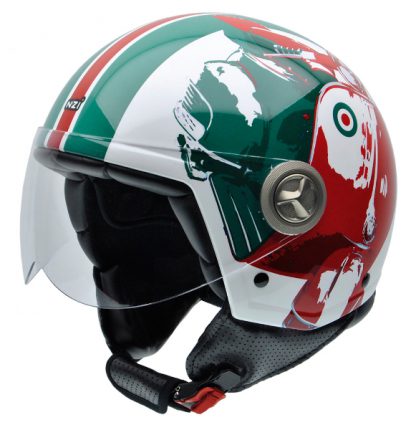 Casco Jet Nzi Zeta Green